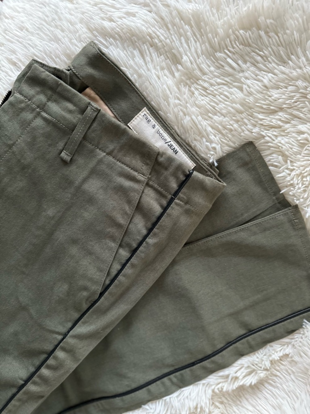 Rag & Bone Olive Utility Chino Pants